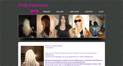 Desktop Screenshot of pretty-extensions.weebly.com