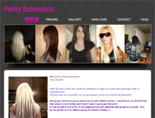 Tablet Screenshot of pretty-extensions.weebly.com