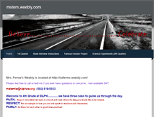 Tablet Screenshot of mstem.weebly.com