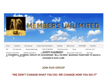 Tablet Screenshot of membersunlimited.weebly.com