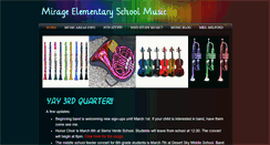 Desktop Screenshot of miragemusic.weebly.com