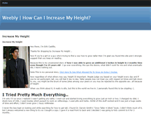 Tablet Screenshot of increasemyheight.weebly.com