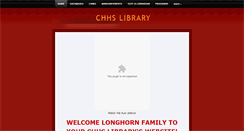 Desktop Screenshot of chhslonghornlibrary.weebly.com