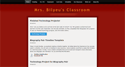 Desktop Screenshot of mrsbilyeu.weebly.com