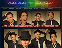 Tablet Screenshot of dancedancedanceband.weebly.com