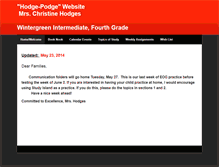 Tablet Screenshot of hodgeschaig.weebly.com