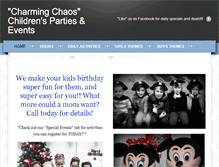 Tablet Screenshot of charmingchaos.weebly.com
