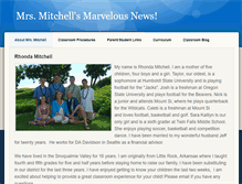 Tablet Screenshot of mrsmitchellsnews.weebly.com