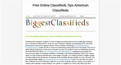 Desktop Screenshot of freeonlineclassifieds.weebly.com