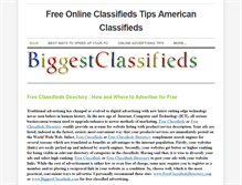 Tablet Screenshot of freeonlineclassifieds.weebly.com