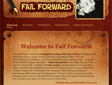 Tablet Screenshot of failforward.weebly.com