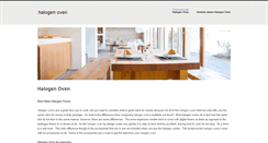 Desktop Screenshot of halogenoven.weebly.com