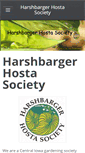 Mobile Screenshot of harshbargerhostasociety.weebly.com