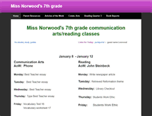 Tablet Screenshot of missnorwood.weebly.com