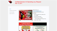 Desktop Screenshot of canfieldlevy2011.weebly.com