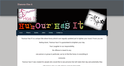 Desktop Screenshot of humour-has-it.weebly.com