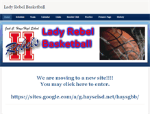 Tablet Screenshot of haysgbb.weebly.com