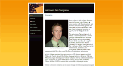 Desktop Screenshot of johnsoncampaign.weebly.com