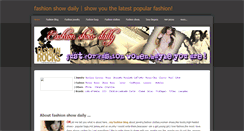 Desktop Screenshot of daliyfashion.weebly.com