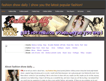 Tablet Screenshot of daliyfashion.weebly.com