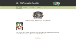 Desktop Screenshot of mcdsclass.weebly.com