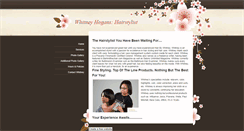 Desktop Screenshot of hairbywhitney.weebly.com