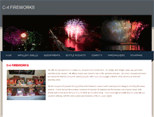 Tablet Screenshot of c4fireworks.weebly.com