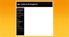 Desktop Screenshot of colvinsj.weebly.com