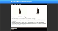 Desktop Screenshot of maskedmagic.weebly.com