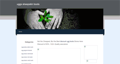 Desktop Screenshot of aggssheepskinboots.weebly.com