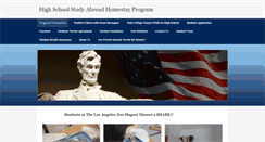 Desktop Screenshot of highschoolstudyabroadhomestayprogram.weebly.com