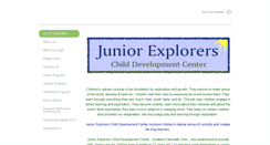 Desktop Screenshot of juniorexplorerscdc.weebly.com