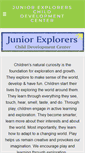 Mobile Screenshot of juniorexplorerscdc.weebly.com
