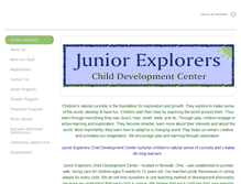 Tablet Screenshot of juniorexplorerscdc.weebly.com