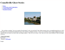 Tablet Screenshot of connellsvilleghoststories.weebly.com