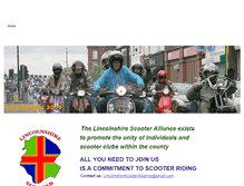 Tablet Screenshot of lincsscooteralliance.weebly.com