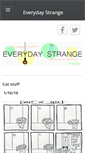 Mobile Screenshot of everydaystrange.weebly.com