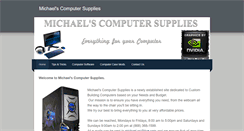 Desktop Screenshot of michaelscomputersupplies.weebly.com