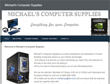 Tablet Screenshot of michaelscomputersupplies.weebly.com