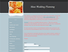 Tablet Screenshot of mauiweddingplanning.weebly.com