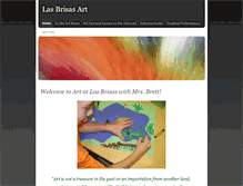 Tablet Screenshot of lasbrisasart.weebly.com