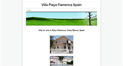 Desktop Screenshot of playaflamenca.weebly.com
