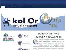 Tablet Screenshot of libreriajudaica.weebly.com