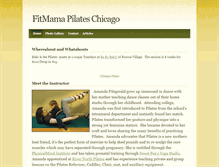 Tablet Screenshot of fitmamapilates.weebly.com