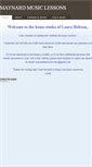 Mobile Screenshot of maynardmusiclessons.weebly.com