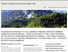 Tablet Screenshot of paulaspublishamericainformationsite.weebly.com