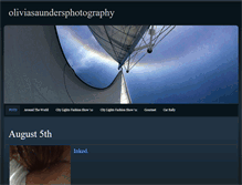 Tablet Screenshot of oliviasaundersphotography.weebly.com