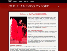 Tablet Screenshot of oleflamencooxford.weebly.com