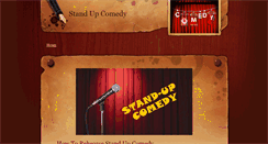 Desktop Screenshot of comedystandup.weebly.com