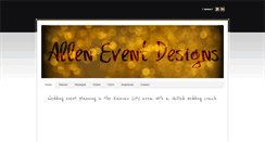 Desktop Screenshot of alleneventdesigns.weebly.com